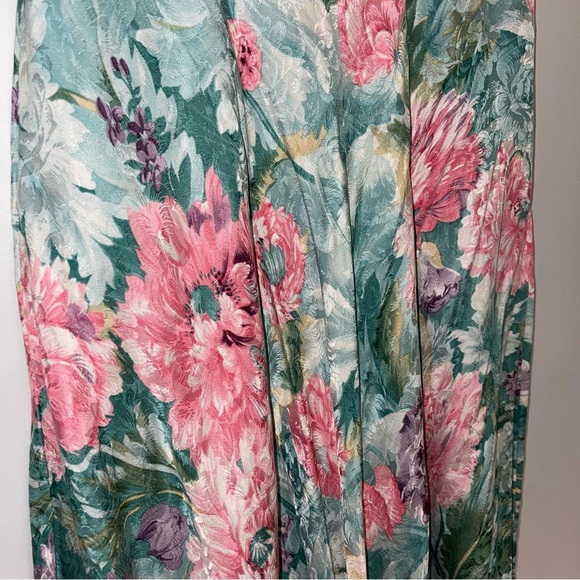 Vintage Silk Skirt Women's Size Small Floral Midi Anne Crimmins Umi Collection‎ - Picture 4 of 9